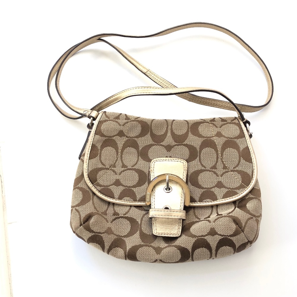 Coach Signature Cross Body Bag